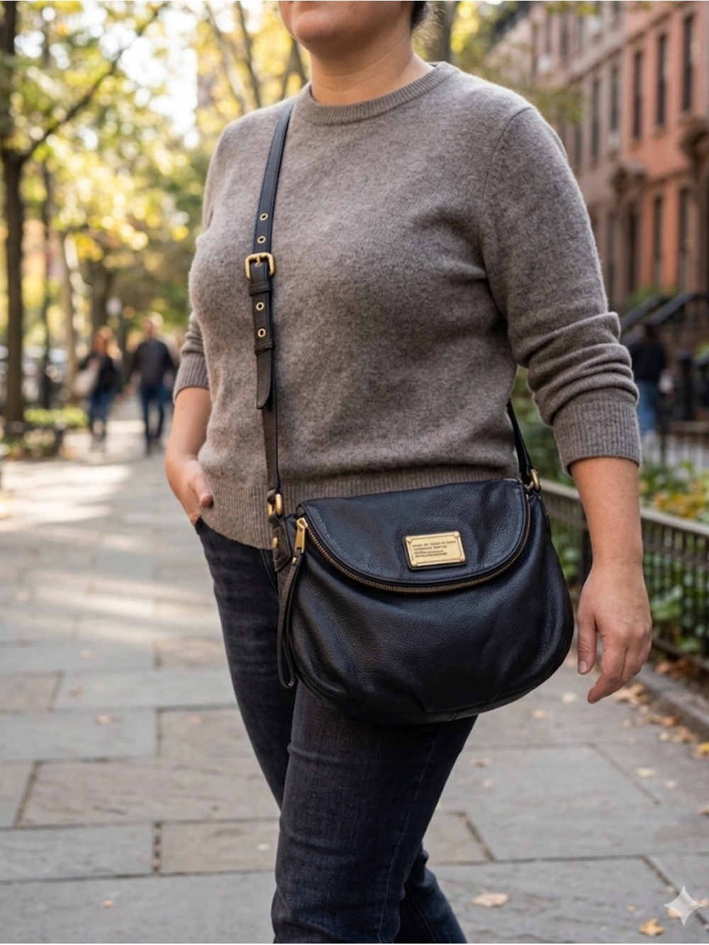 Marc by Marc Jacobs Black Leather Crossbody Bag